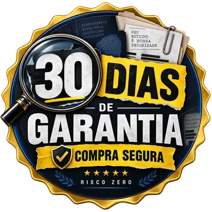 Selo de garantia incondicional de 30 dias